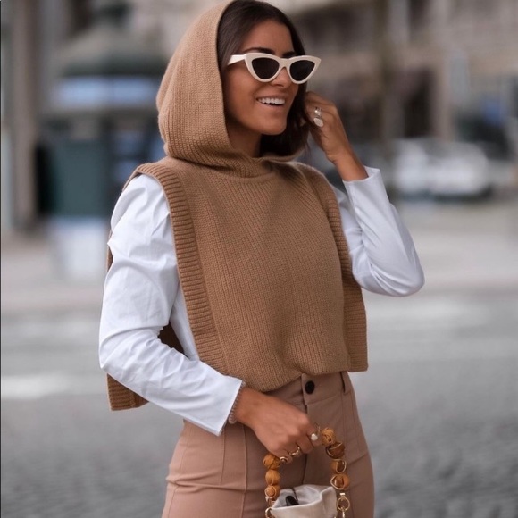 Zara Sweaters Nwt Zara Knit Vest With Slits Poshmark